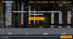 Desktop Screenshot of louisdegeer.se
